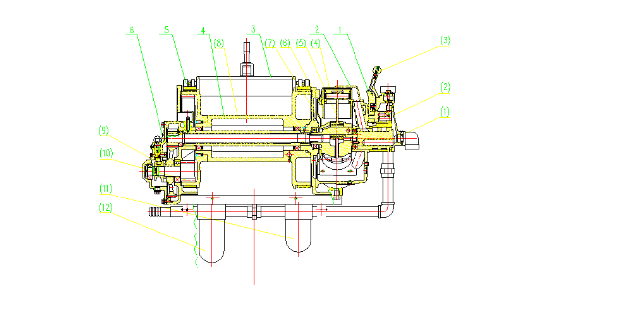 氣動絞車圖紙 氣動絞車圖紙